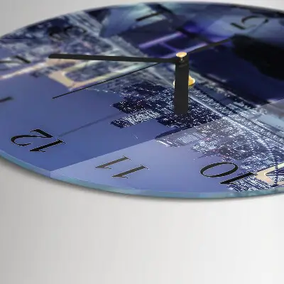 Ronde glas klok Brug