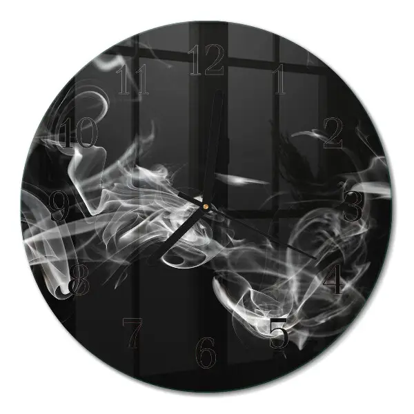 Klok glas met opdruk rond Rook
