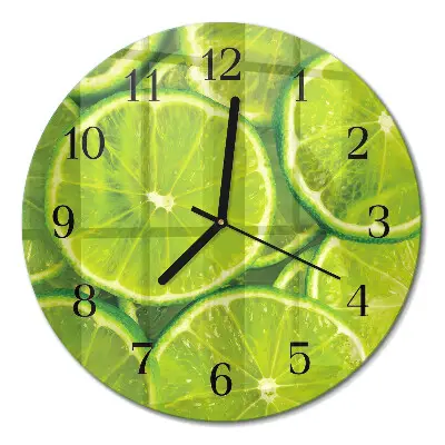 Ronde glas klok Calciumcarbonaat