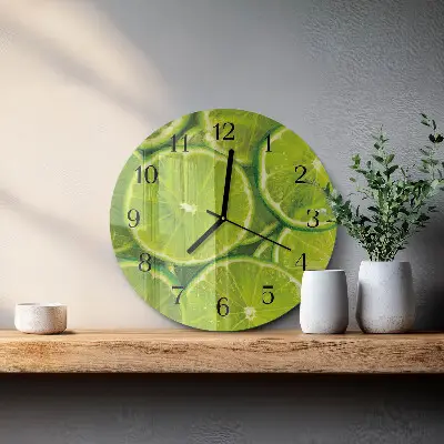 Ronde glas klok Calciumcarbonaat