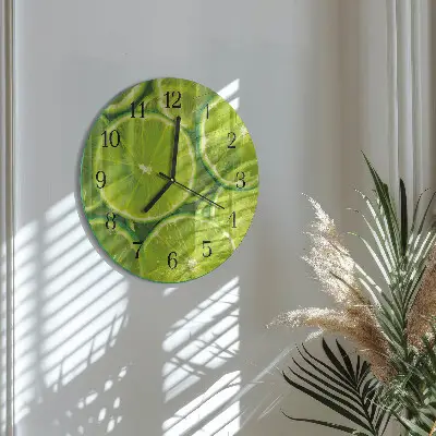 Ronde glas klok Calciumcarbonaat