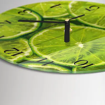 Ronde glas klok Calciumcarbonaat