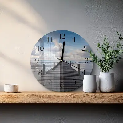 Ronde glazen klok Brug