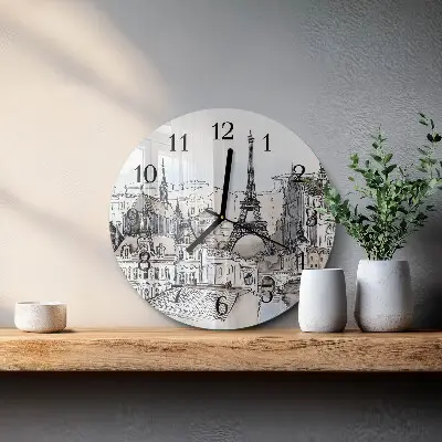 Ronde glazen klok Monumenten
