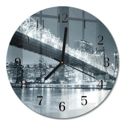 Ronde glas klok Brug