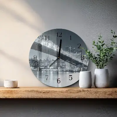 Ronde glas klok Brug