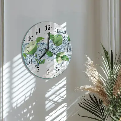 Ronde glas klok Calciumcarbonaat