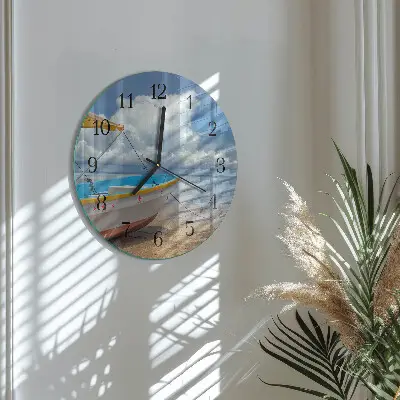 Klok glas met opdruk rond Łódź