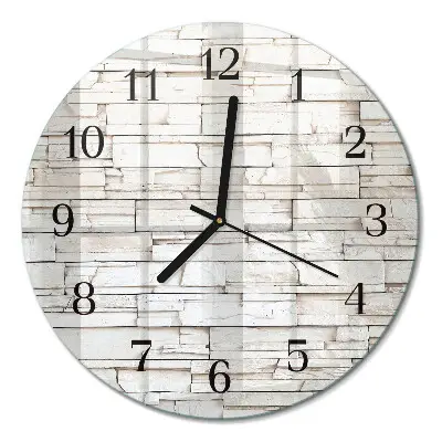 Ronde glas klok Klinker