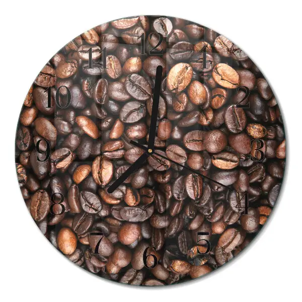 Ronde glazen klok Koffiebonen