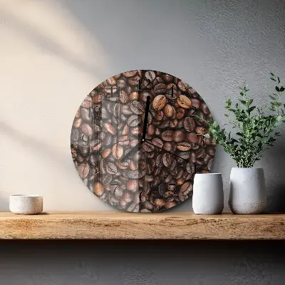 Ronde glazen klok Koffiebonen