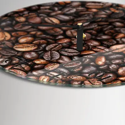 Ronde glazen klok Koffiebonen