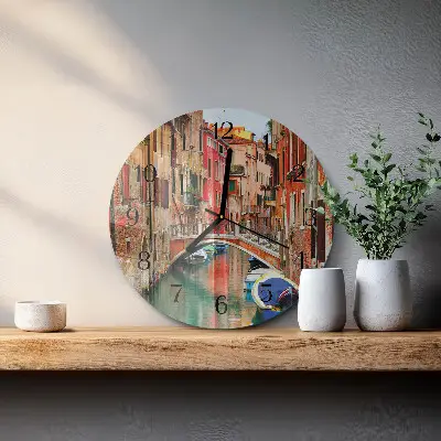 Ronde glazen klok Venetië