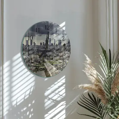 Ronde glazen klok Warschau