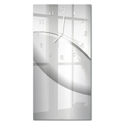 Rechthoekige glas klok verticaal Patroon