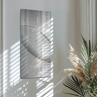 Rechthoekige glas klok verticaal Patroon