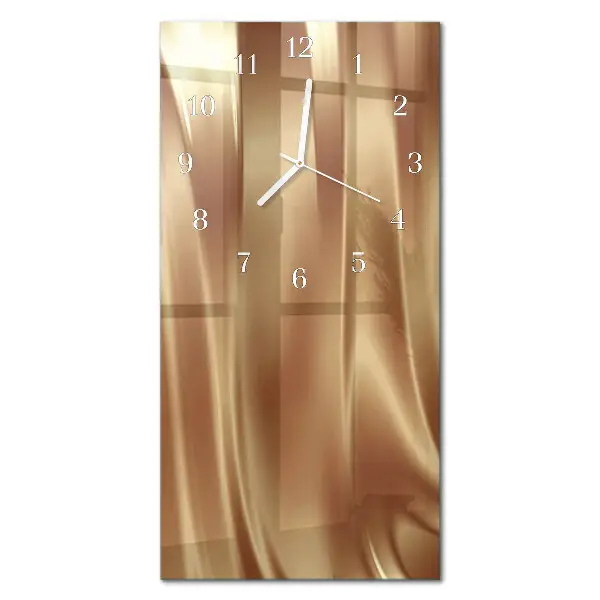 Rechthoekige glas klok verticaal Flueel