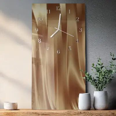 Rechthoekige glas klok verticaal Flueel
