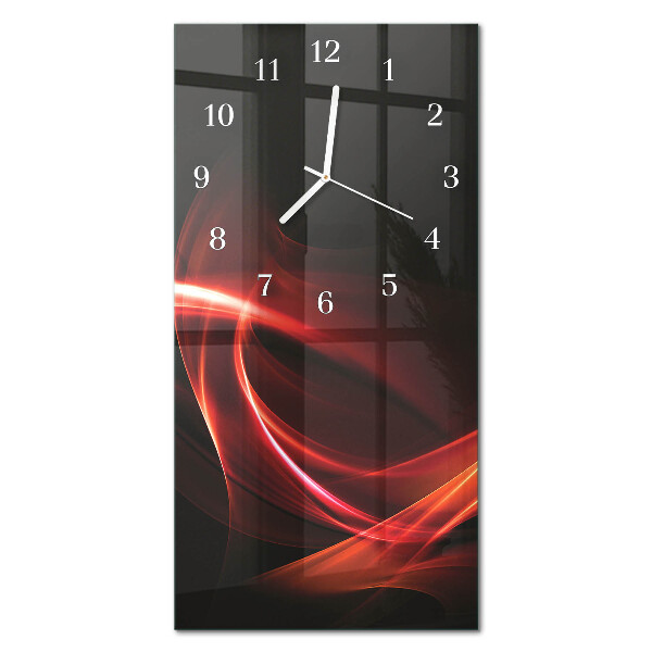 Glazen klok verticaal Abstractie