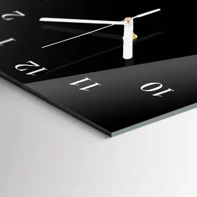 Decoratieve glazen klok verticaal Roos