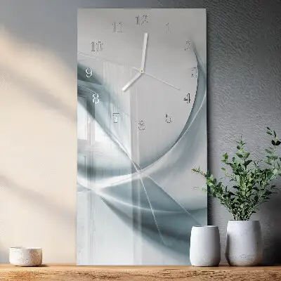 Glazen klok verticaal Abstractie