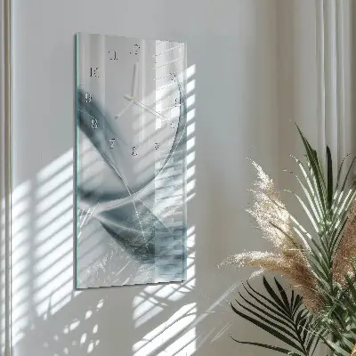Glazen klok verticaal Abstractie