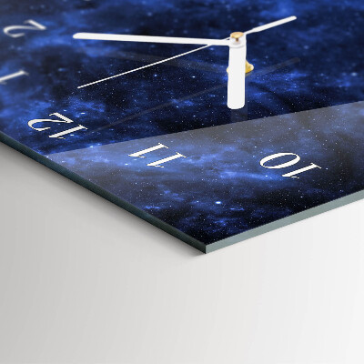 Decoratieve glazen klok verticaal Kosmos