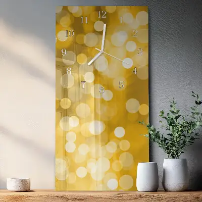 Decoratieve glazen klok verticaal Districten