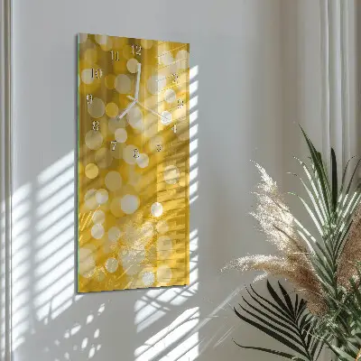 Decoratieve glazen klok verticaal Districten
