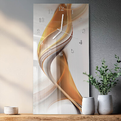 Glazen klok verticaal Abstractie