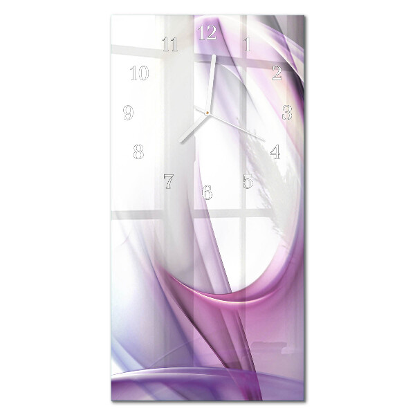 Glazen klok verticaal Abstractie
