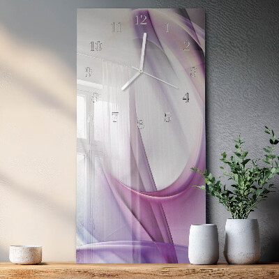 Glazen klok verticaal Abstractie