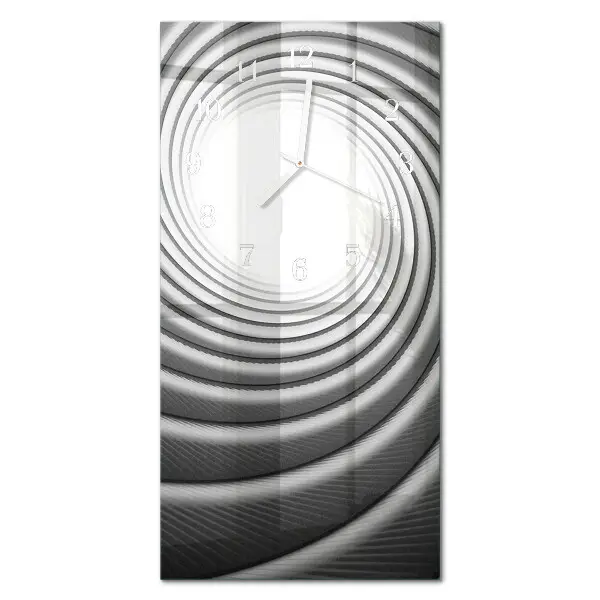 Glazen klok verticaal Vortex