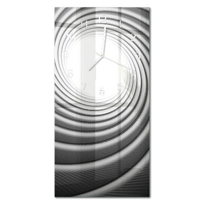 Glazen klok verticaal Vortex