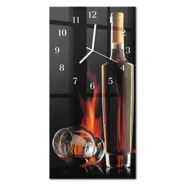 Glazen klok verticaal Alcohol