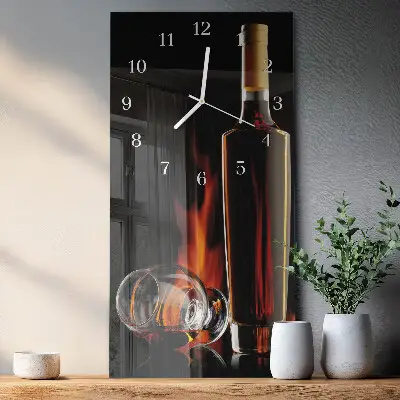 Glazen klok verticaal Alcohol