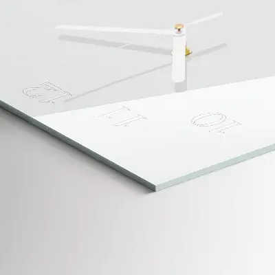 Glazen klok verticaal Kromme