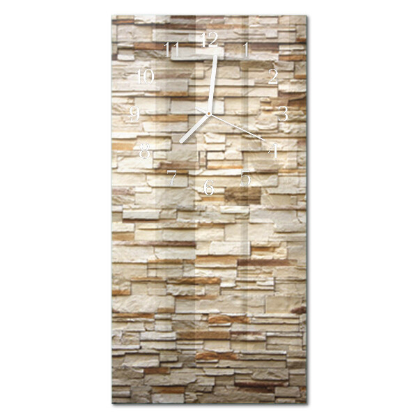 Decoratieve glazen klok verticaal Klinker