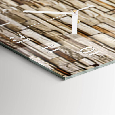 Decoratieve glazen klok verticaal Klinker