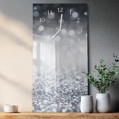Decoratieve glazen klok verticaal Brokaat