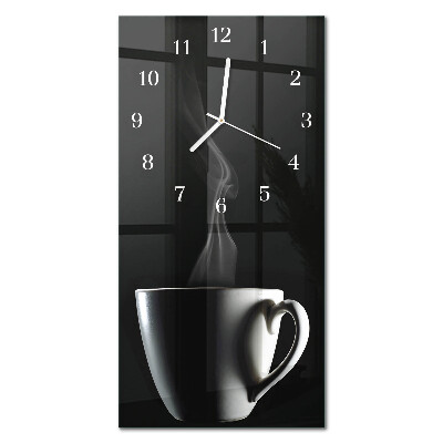 Decoratieve glazen klok verticaal Mok