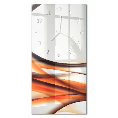 Glazen klok verticaal Abstractie