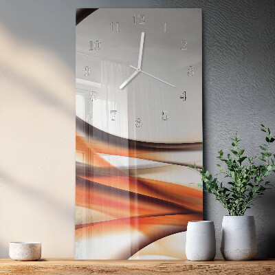 Glazen klok verticaal Abstractie