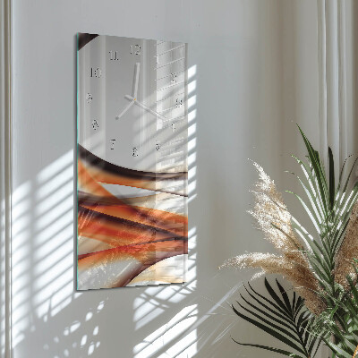 Glazen klok verticaal Abstractie