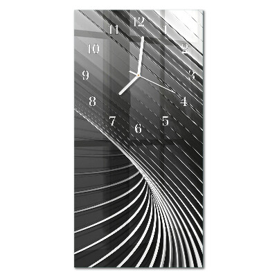 Glazen klok verticaal Abstractie