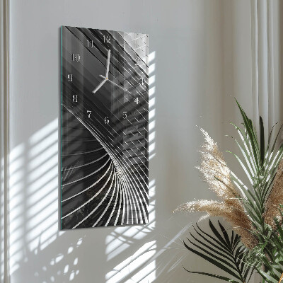 Glazen klok verticaal Abstractie
