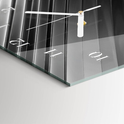 Glazen klok verticaal Abstractie
