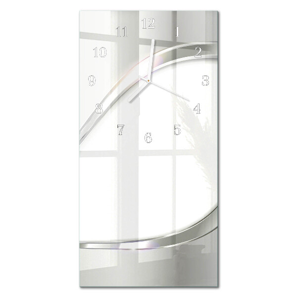 Rechthoekige glas klok verticaal Patroon