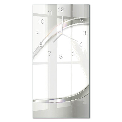 Rechthoekige glas klok verticaal Patroon