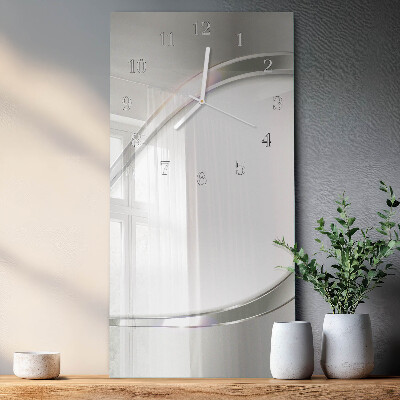 Rechthoekige glas klok verticaal Patroon